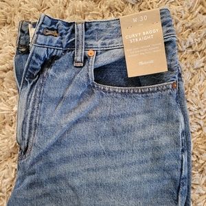 Size 29 Curvy Baggy Madewell jeans